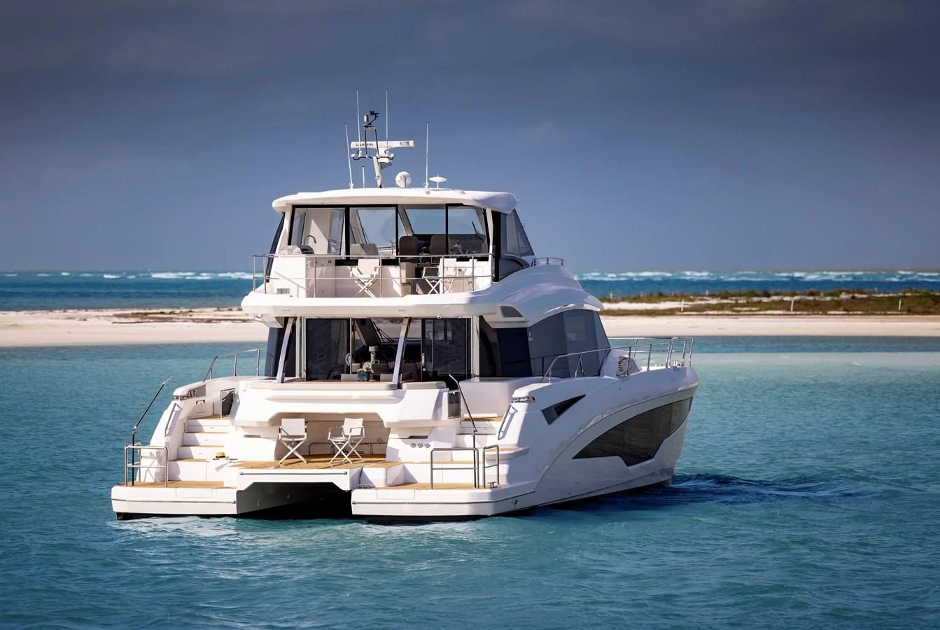a boat in the water aboard PLANE TO SEA Yacht for Sale