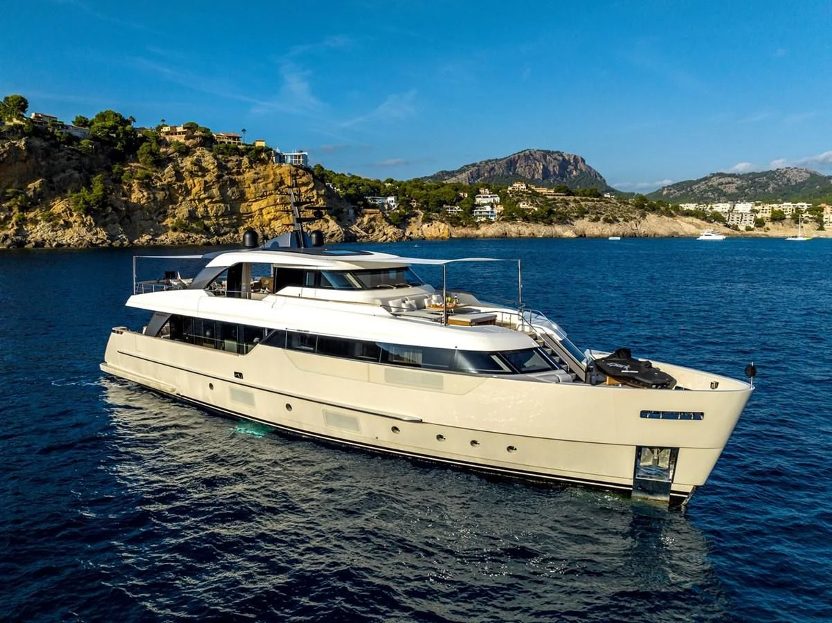a boat on the water aboard JICJ Yacht for Sale
