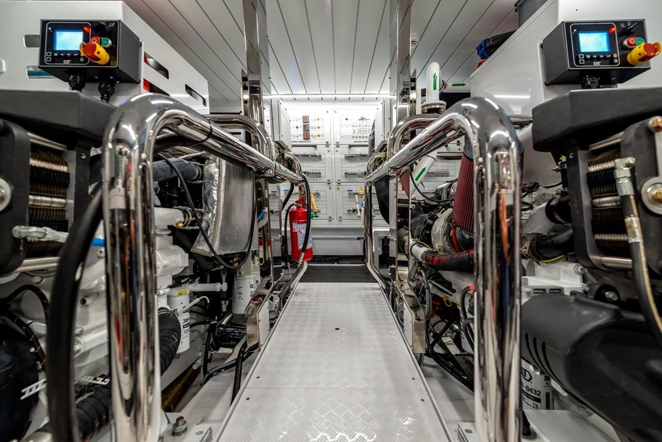 inside view of a room aboard JICJ Yacht for Sale