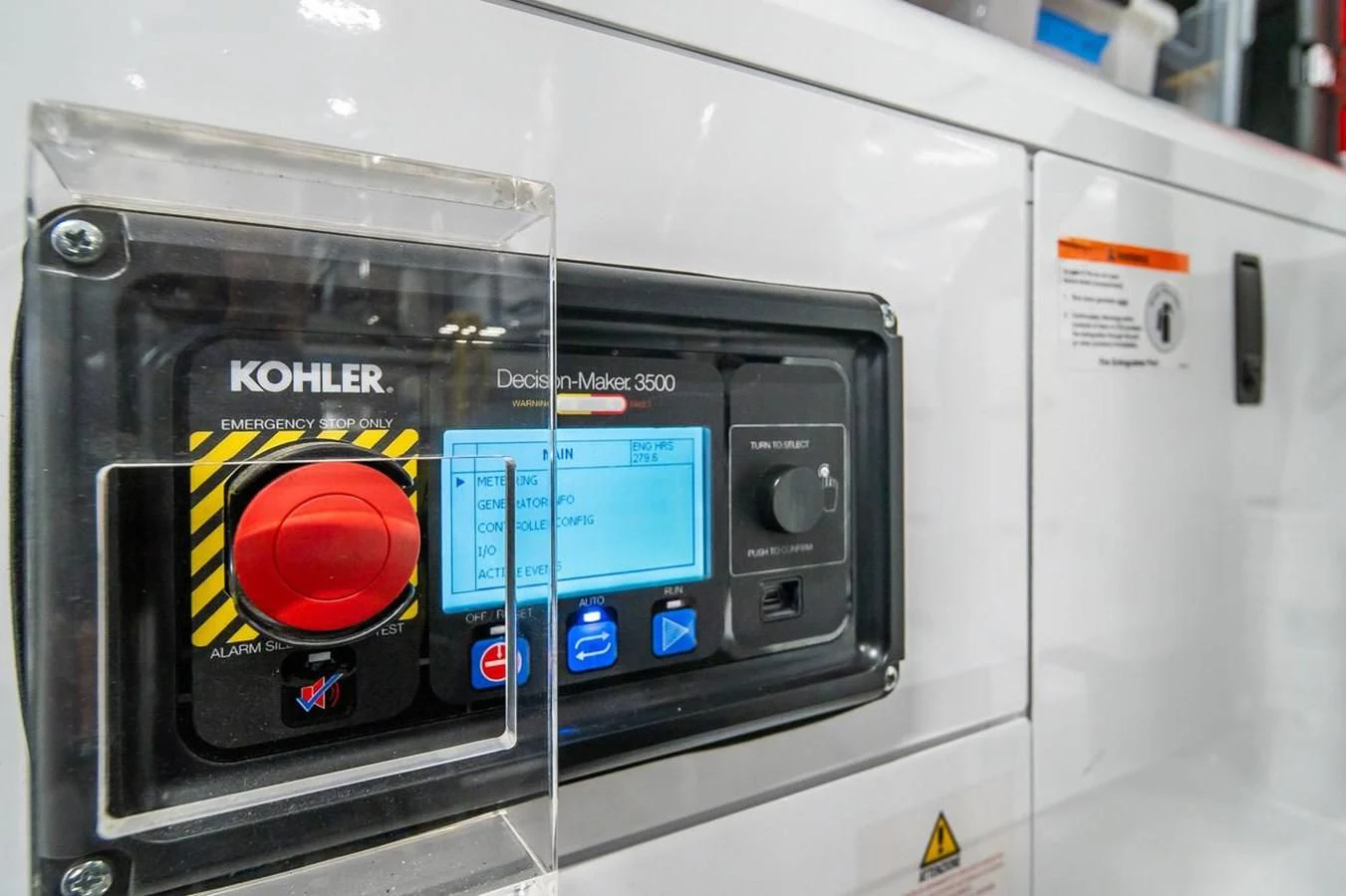 a machine with a screen aboard JICJ Yacht for Sale