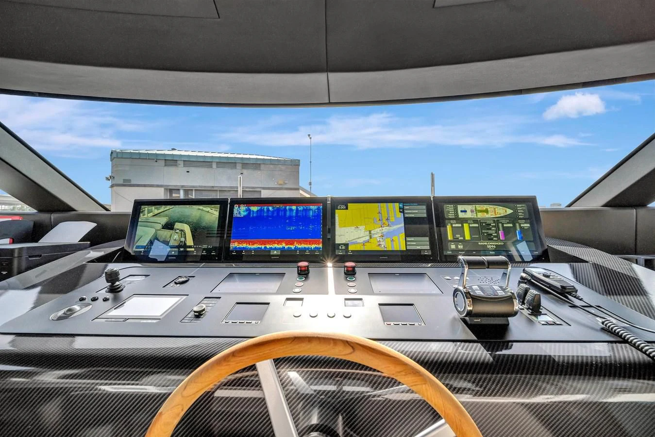inside of a car aboard JICJ Yacht for Sale