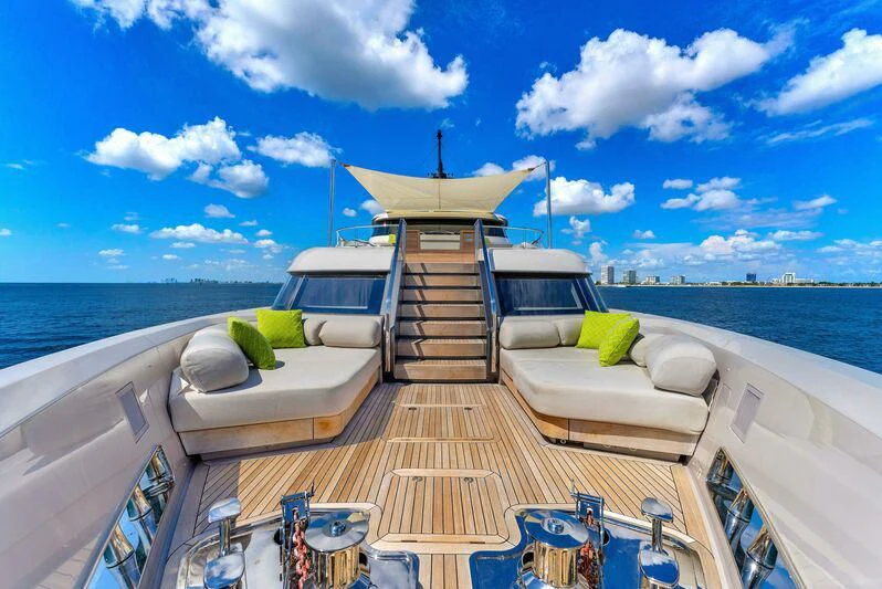 a boat on a deck aboard JICJ Yacht for Sale