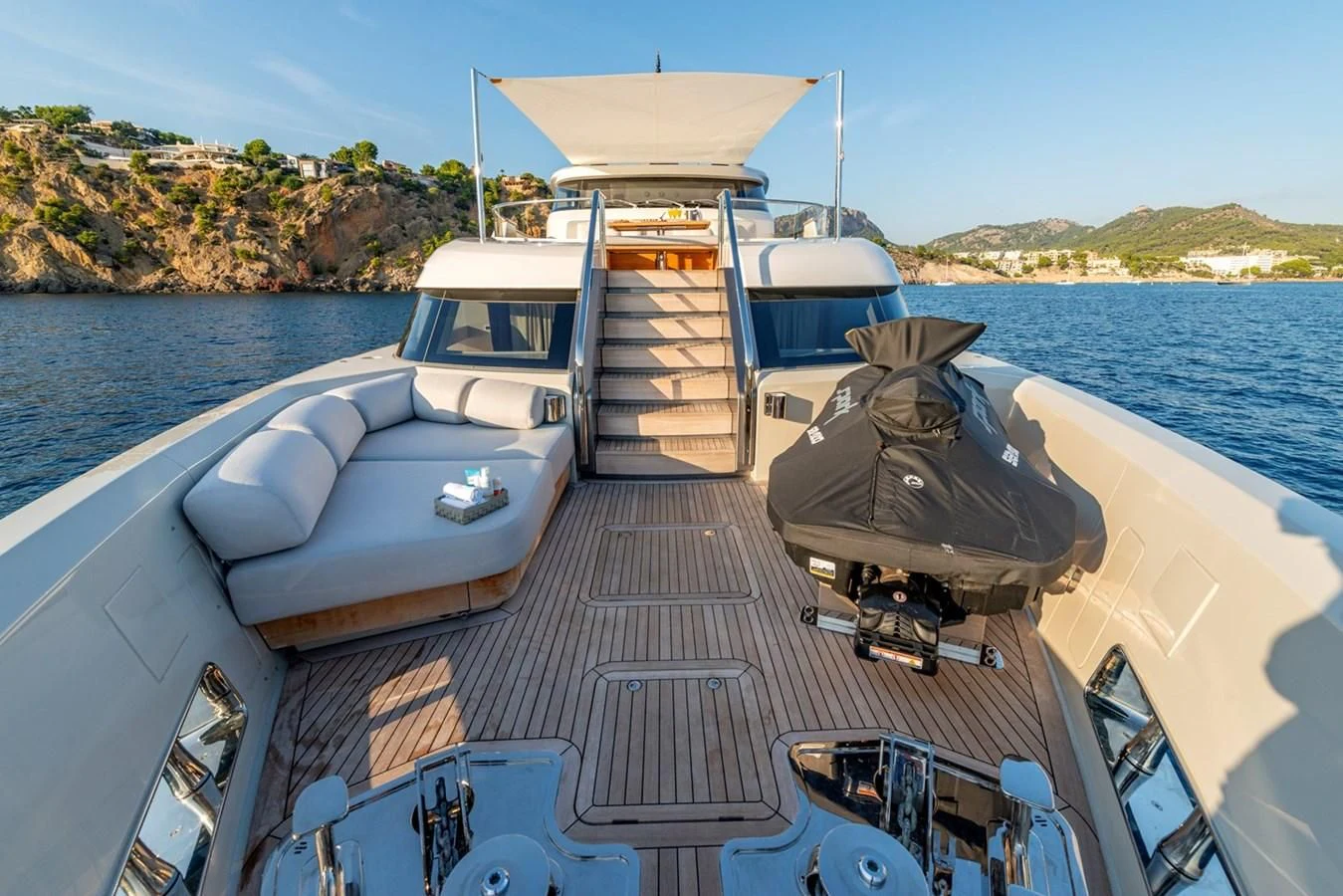 a boat on the water aboard JICJ Yacht for Sale