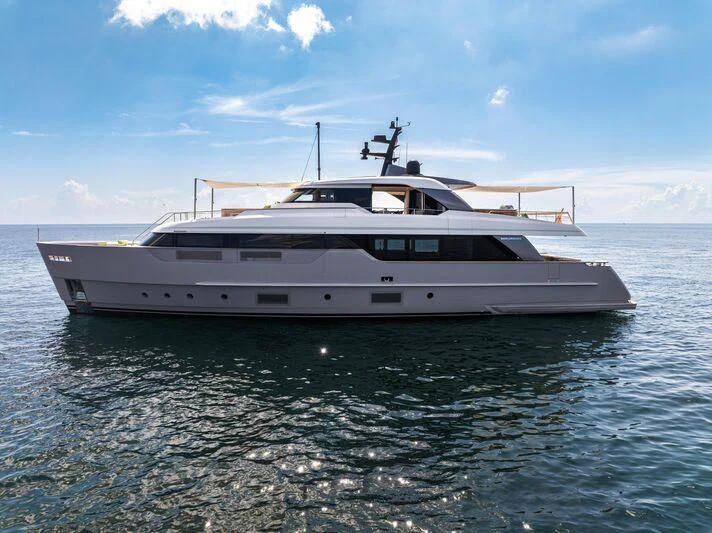 a boat in the water aboard JICJ Yacht for Sale