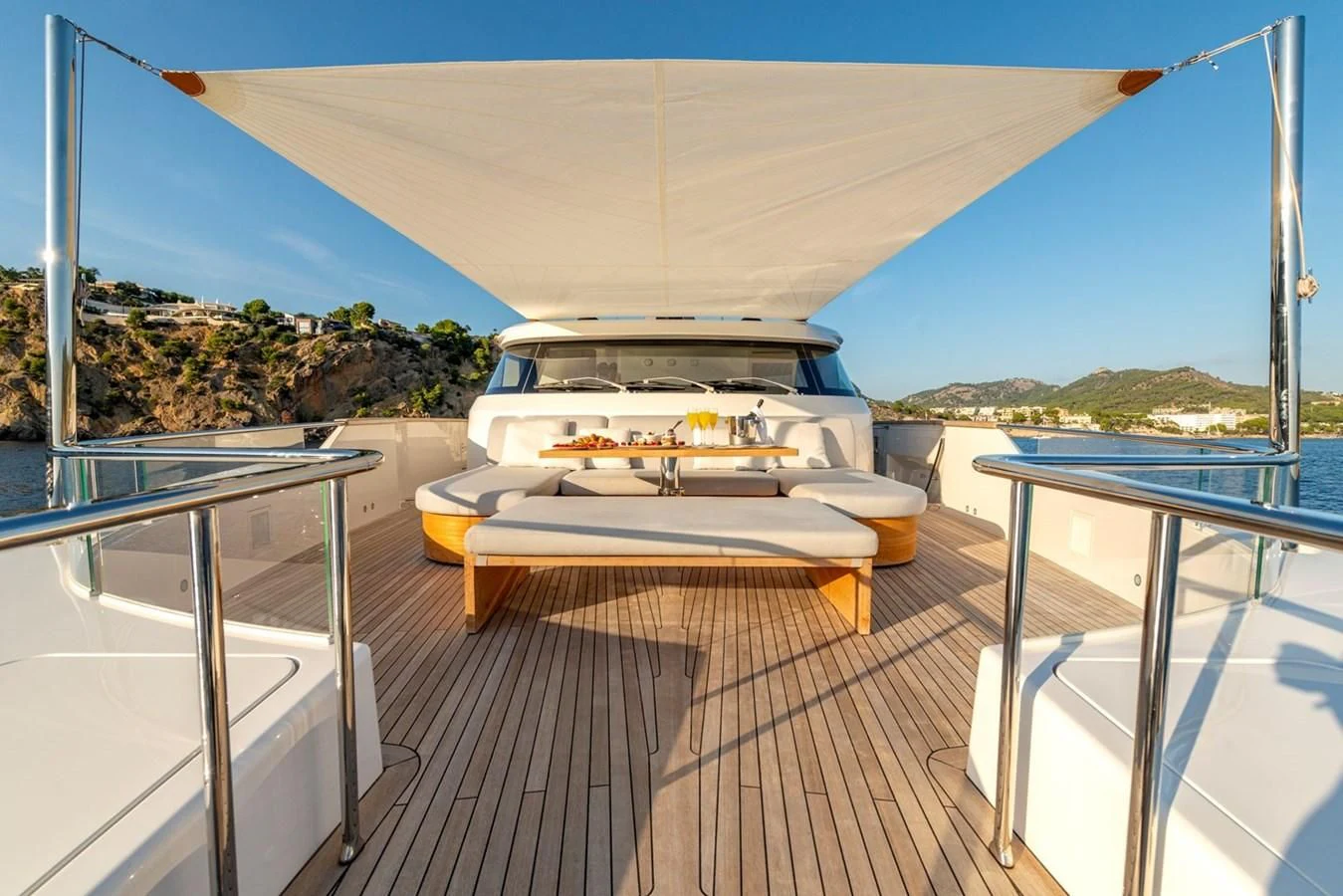 a boat on a deck aboard JICJ Yacht for Sale