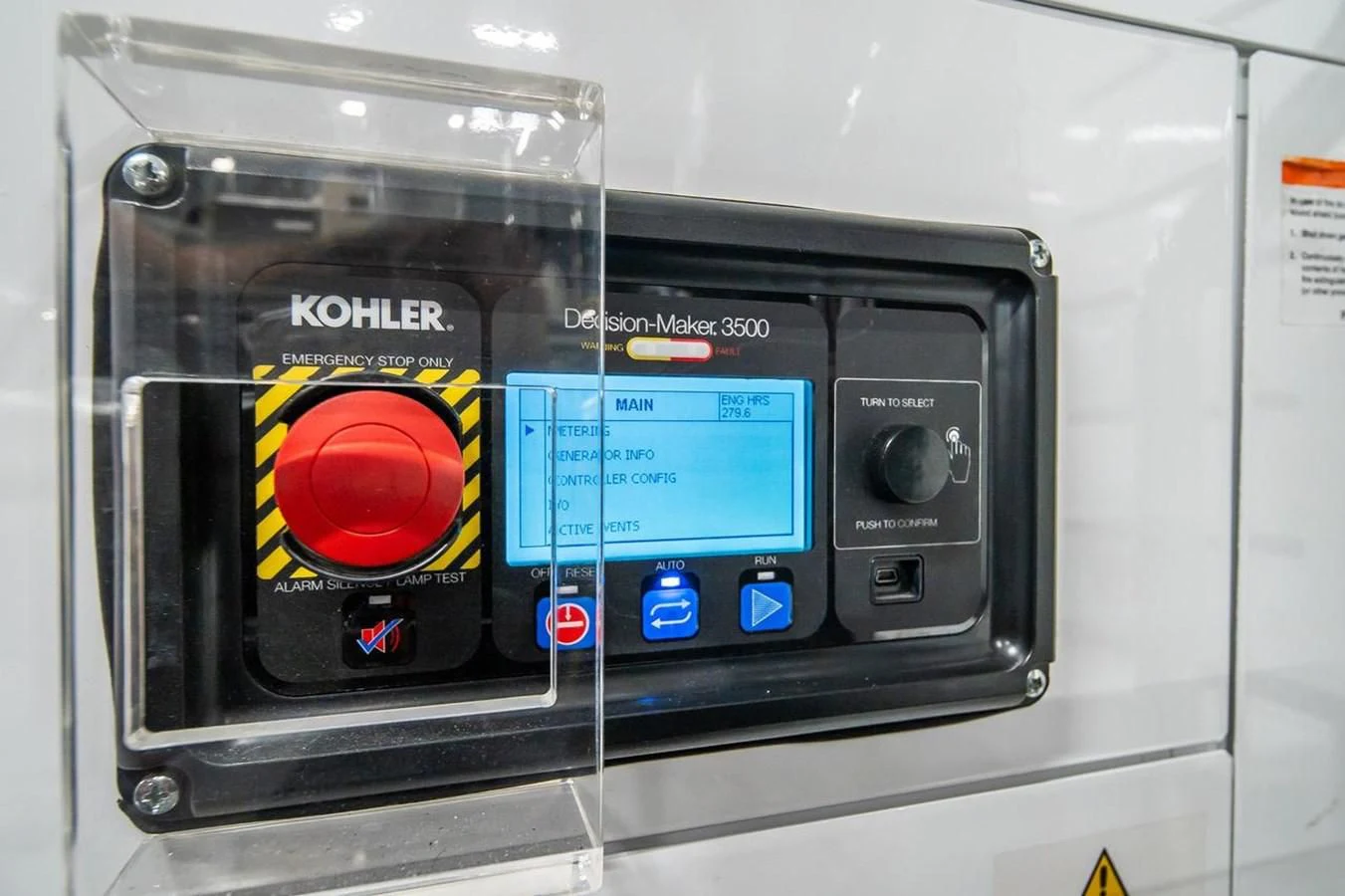 a machine with buttons aboard JICJ Yacht for Sale