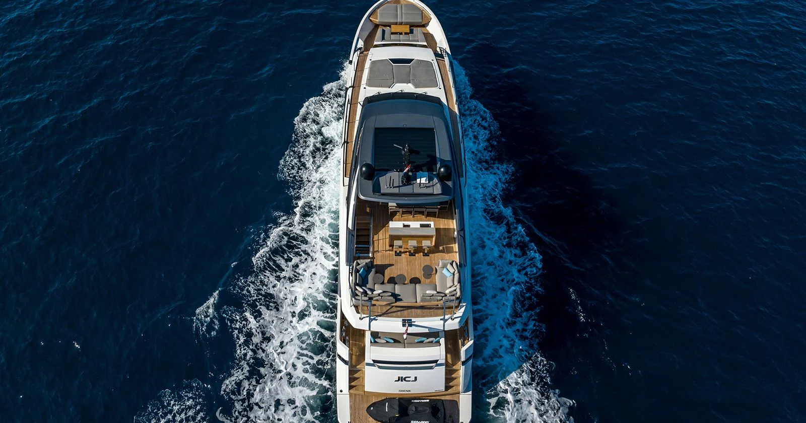 a boat in the water aboard JICJ Yacht for Sale