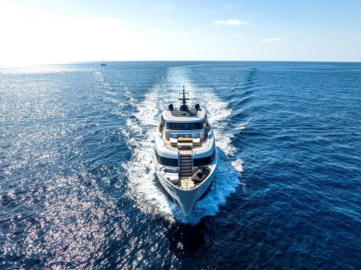 a boat in the water aboard JICJ Yacht for Sale