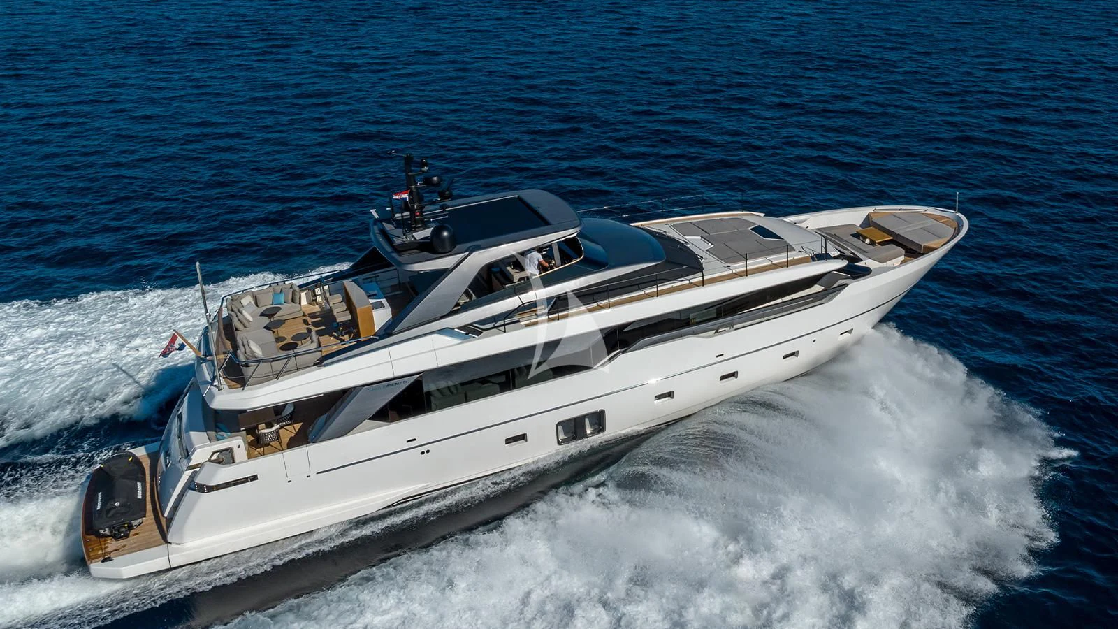 a boat on the water aboard JICJ Yacht for Sale