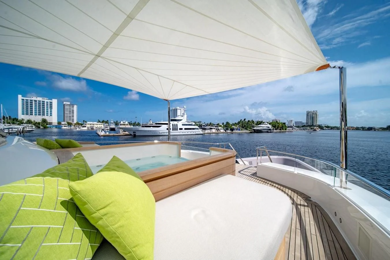 a boat on the water aboard JICJ Yacht for Sale