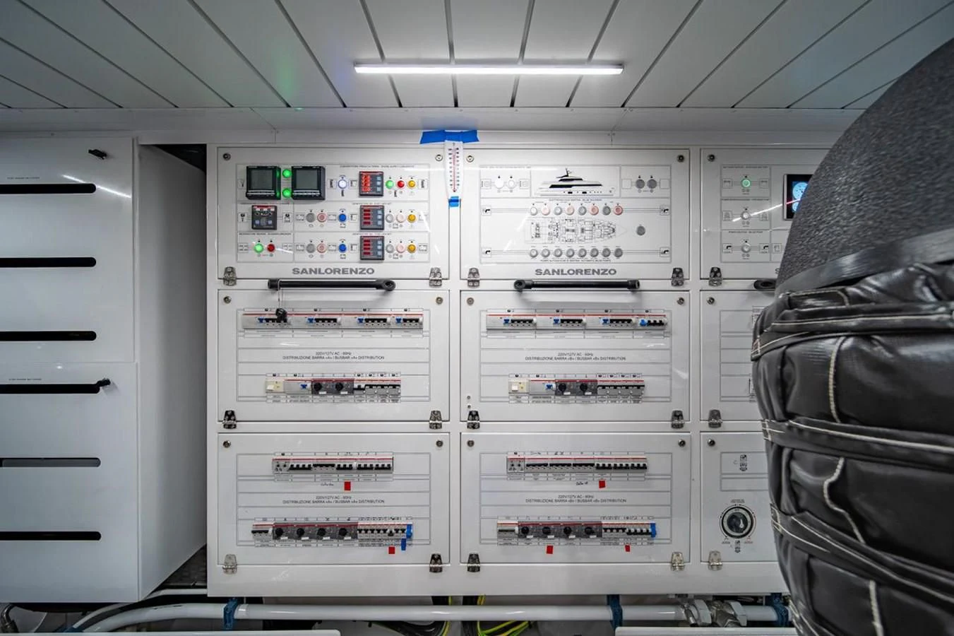 a large storage unit aboard JICJ Yacht for Sale