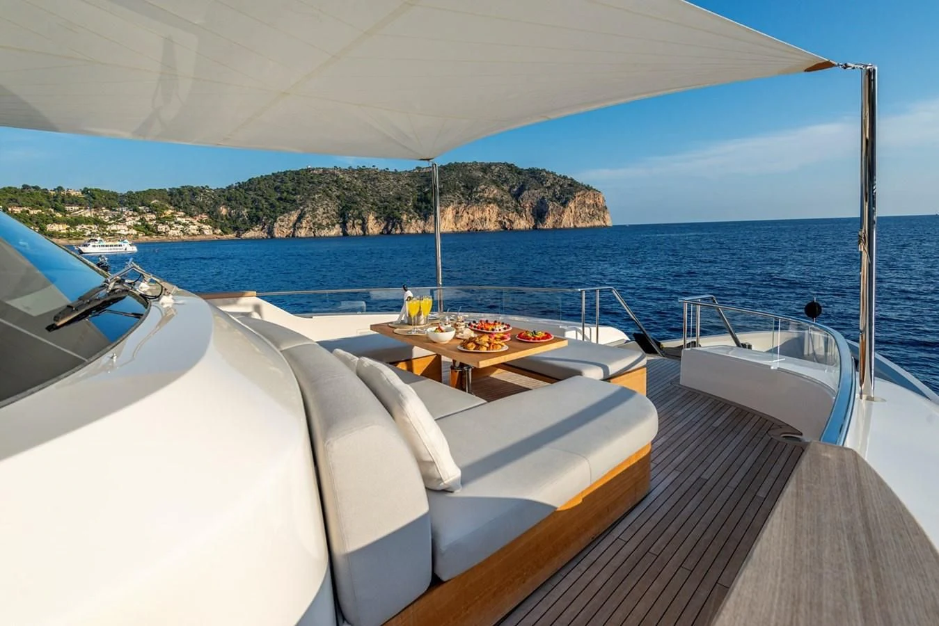 a boat on the water aboard JICJ Yacht for Sale