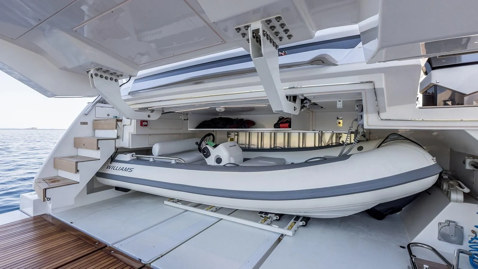 a boat on the water aboard JICJ Yacht for Sale