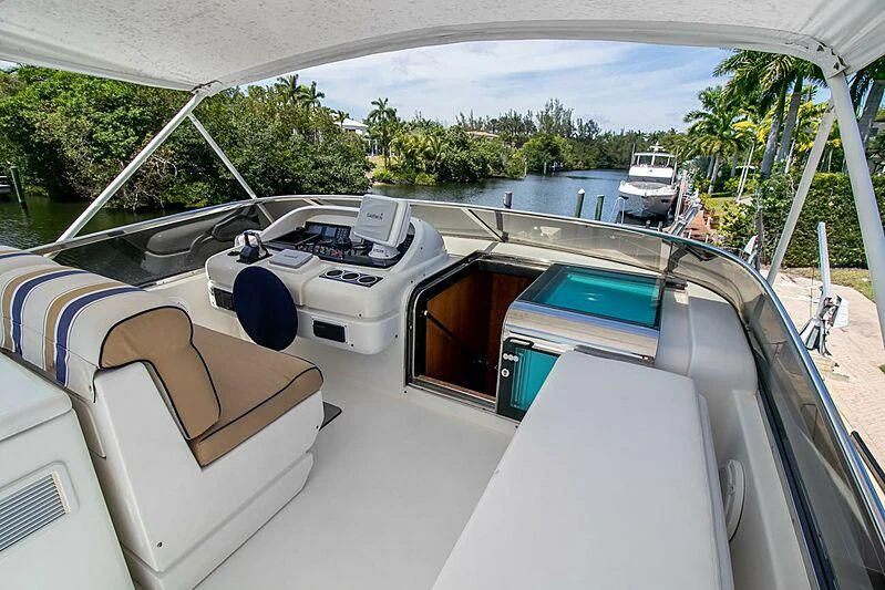 a boat on the water aboard ALMAR Yacht for Sale