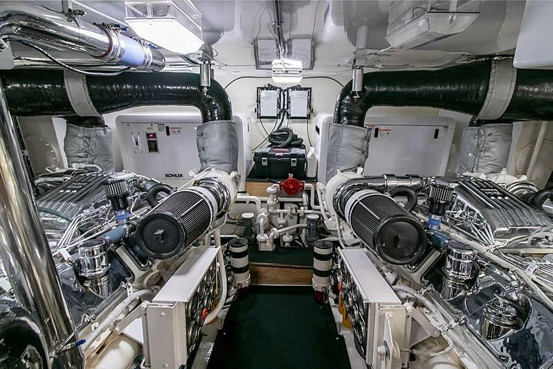 a close-up of a machine aboard ALMAR Yacht for Sale