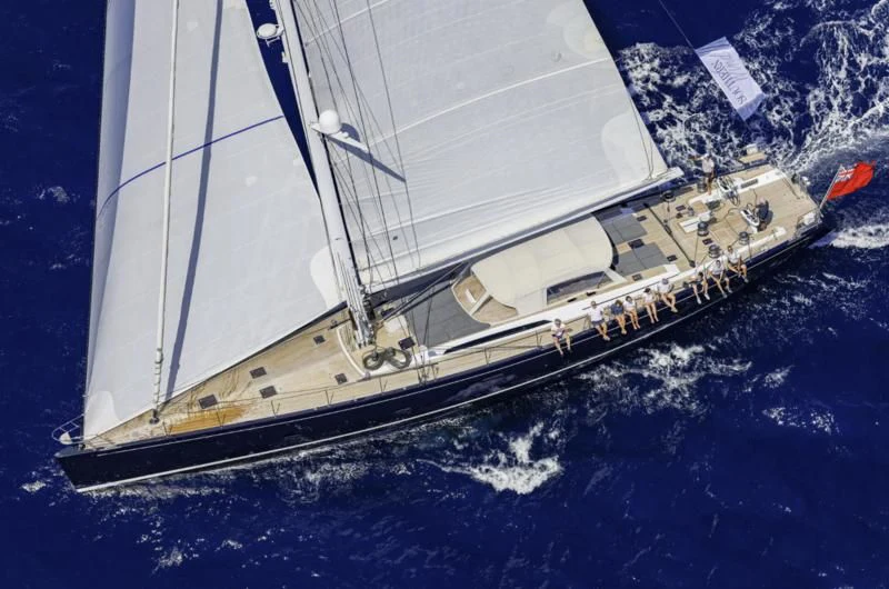 a ship on the water aboard GRILLO PARLANTE Yacht for Sale