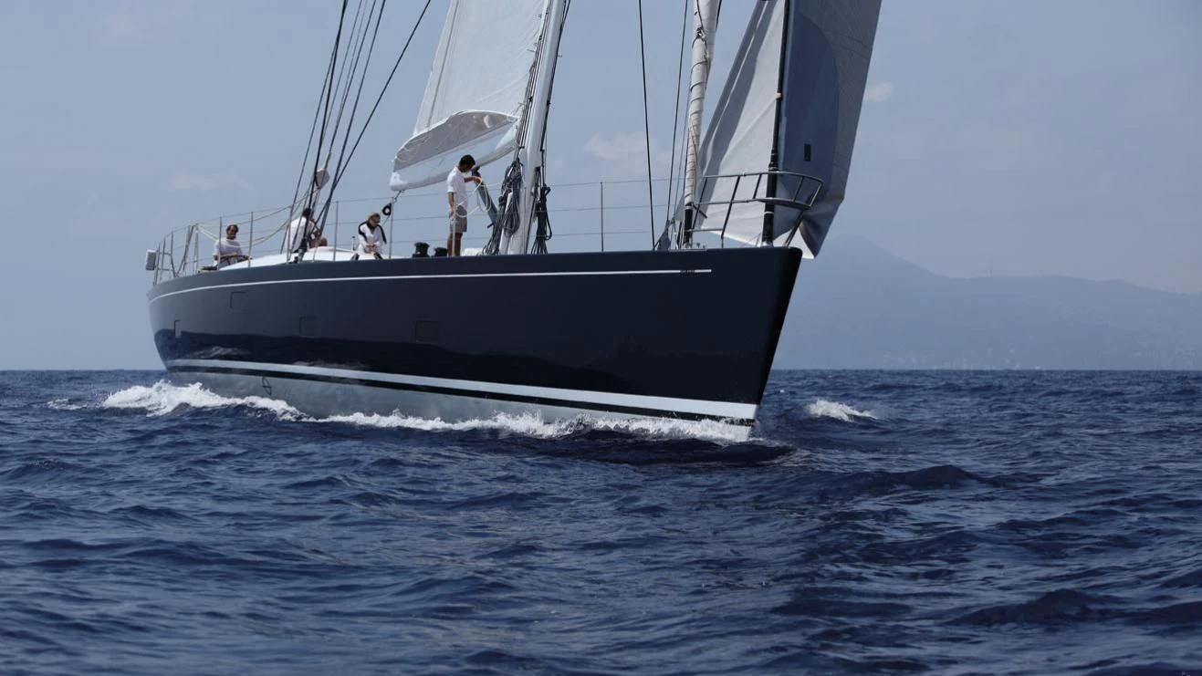 a sailboat on the water aboard GRILLO PARLANTE Yacht for Sale