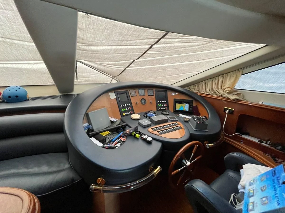 a cockpit of a plane aboard AZIMUT 85 ULTIMATE Yacht for Sale