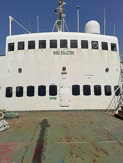 a white boat with black windows aboard EVANGELIYA Yacht for Sale