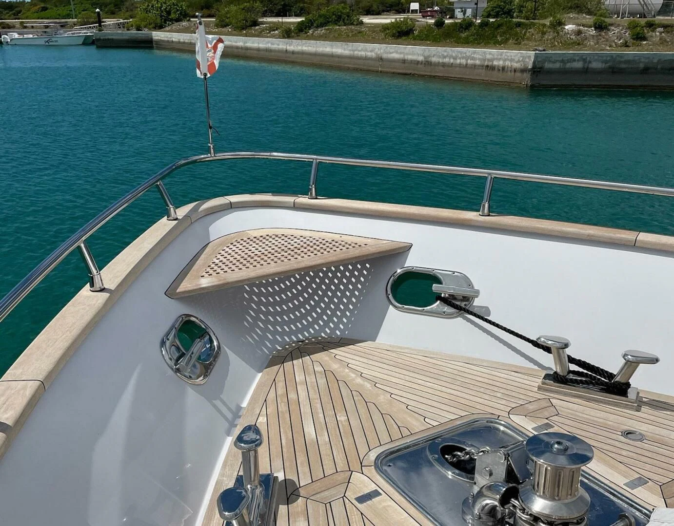 a boat on the water aboard SEA METRI V Yacht for Sale