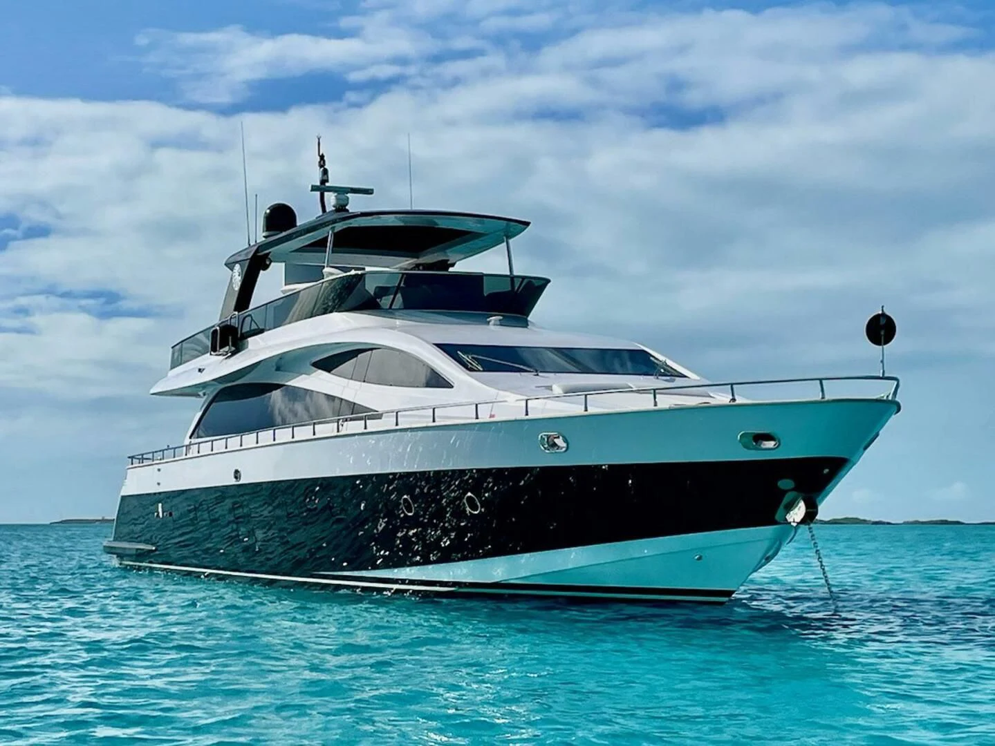 a white yacht in the water aboard SEA METRI V Yacht for Sale