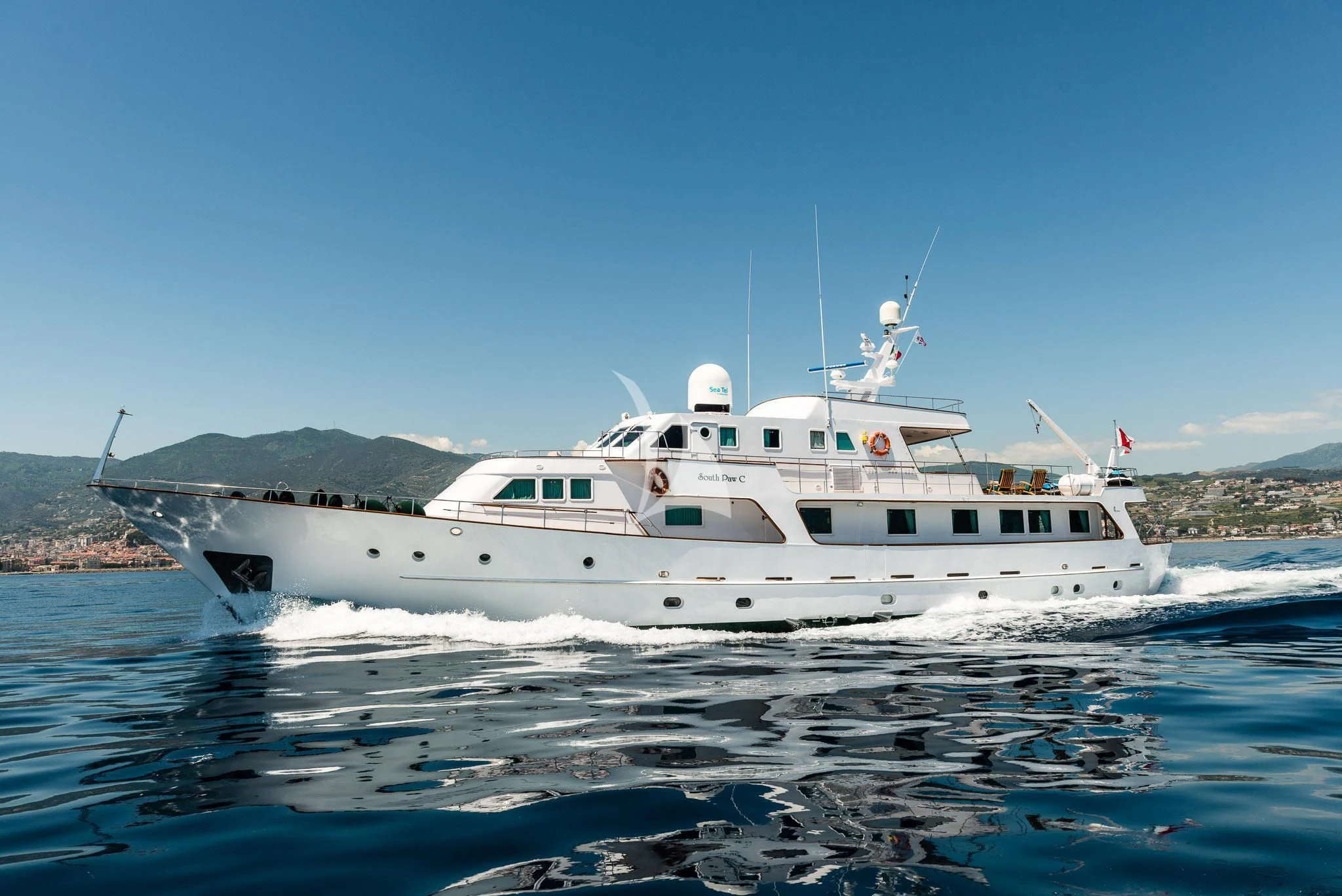 a boat on the water aboard SOUTH PAW C Yacht for Sale