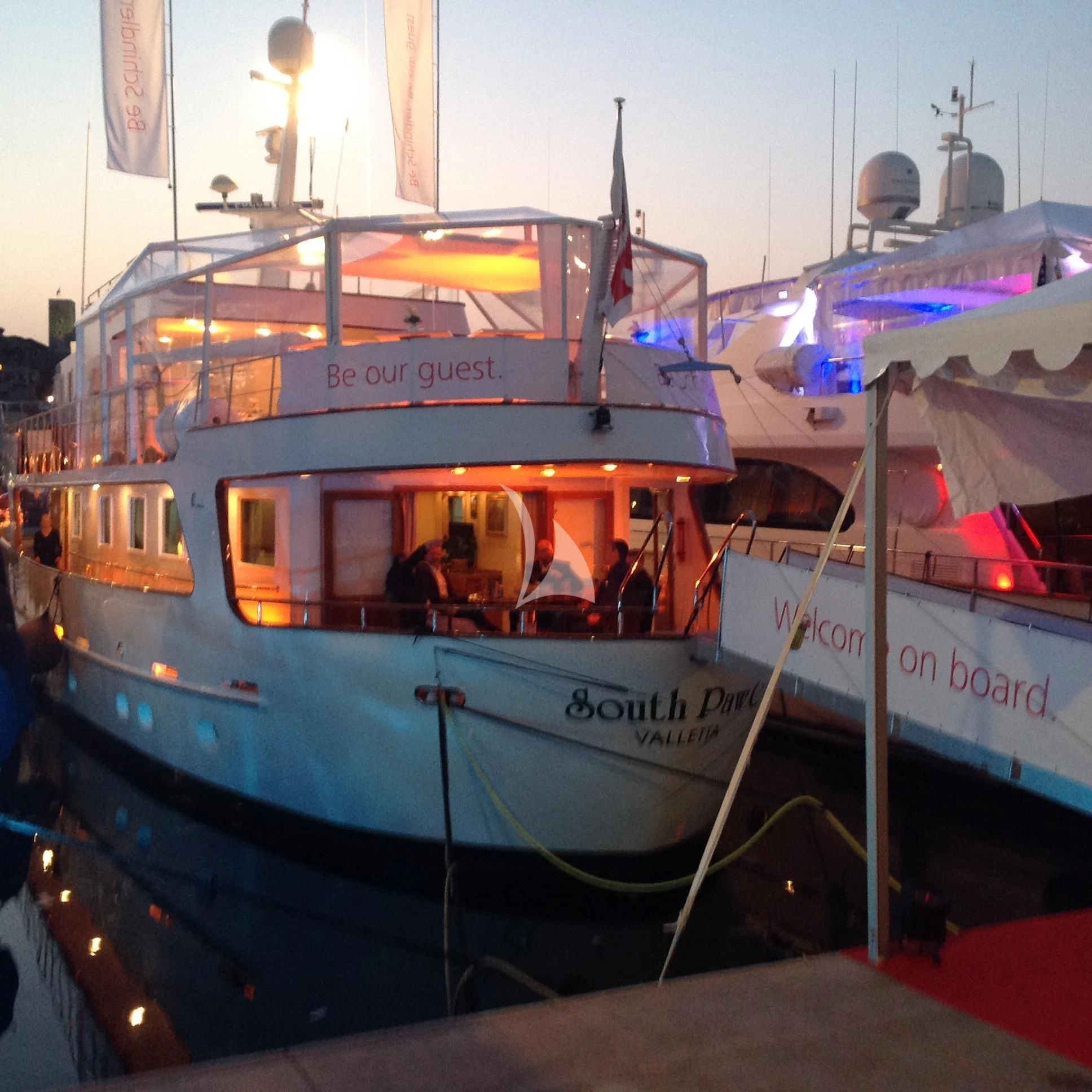 a group of boats docked aboard SOUTH PAW C Yacht for Sale