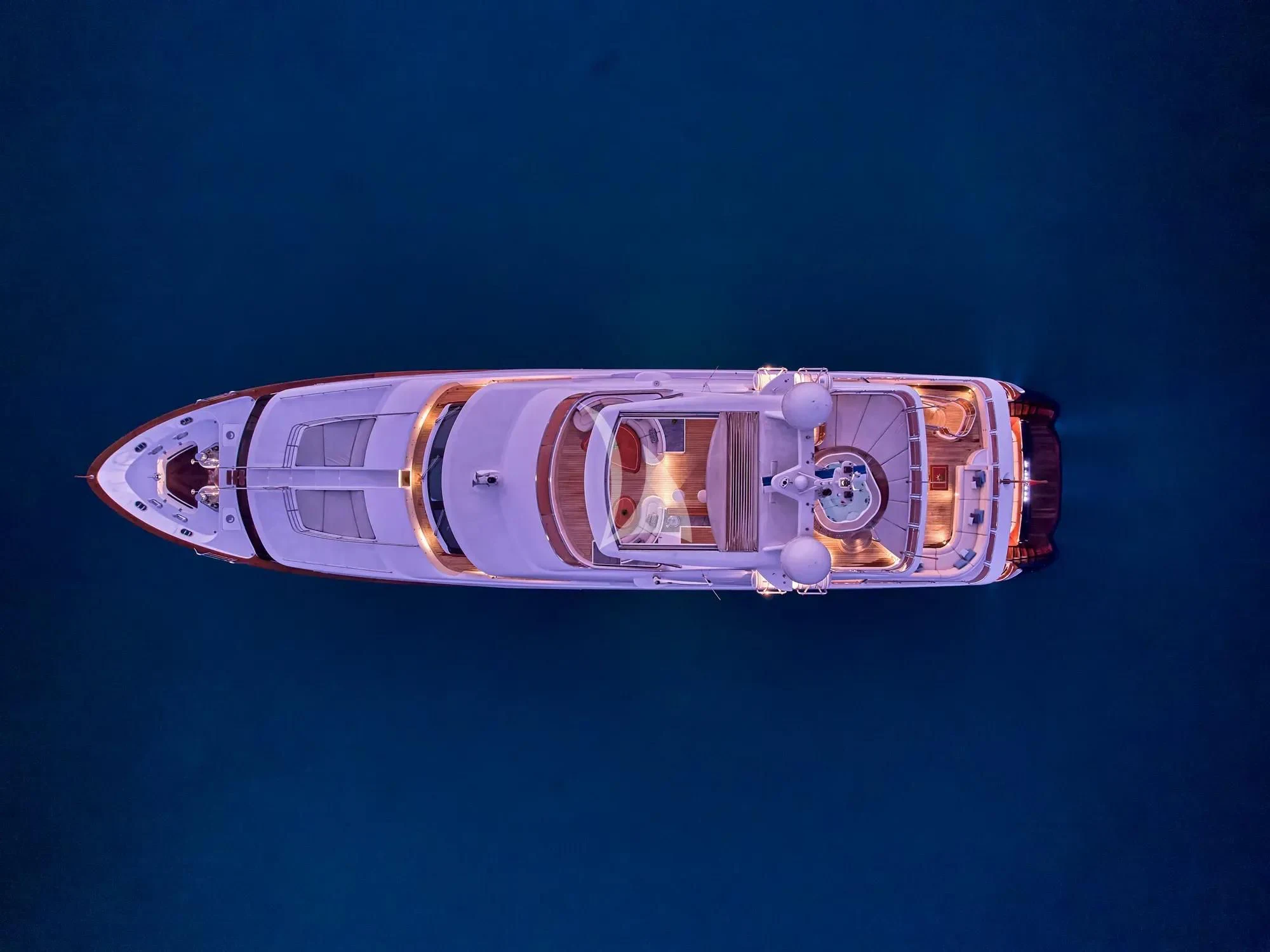 a close-up of a bottle aboard OPTION B Yacht for Charter