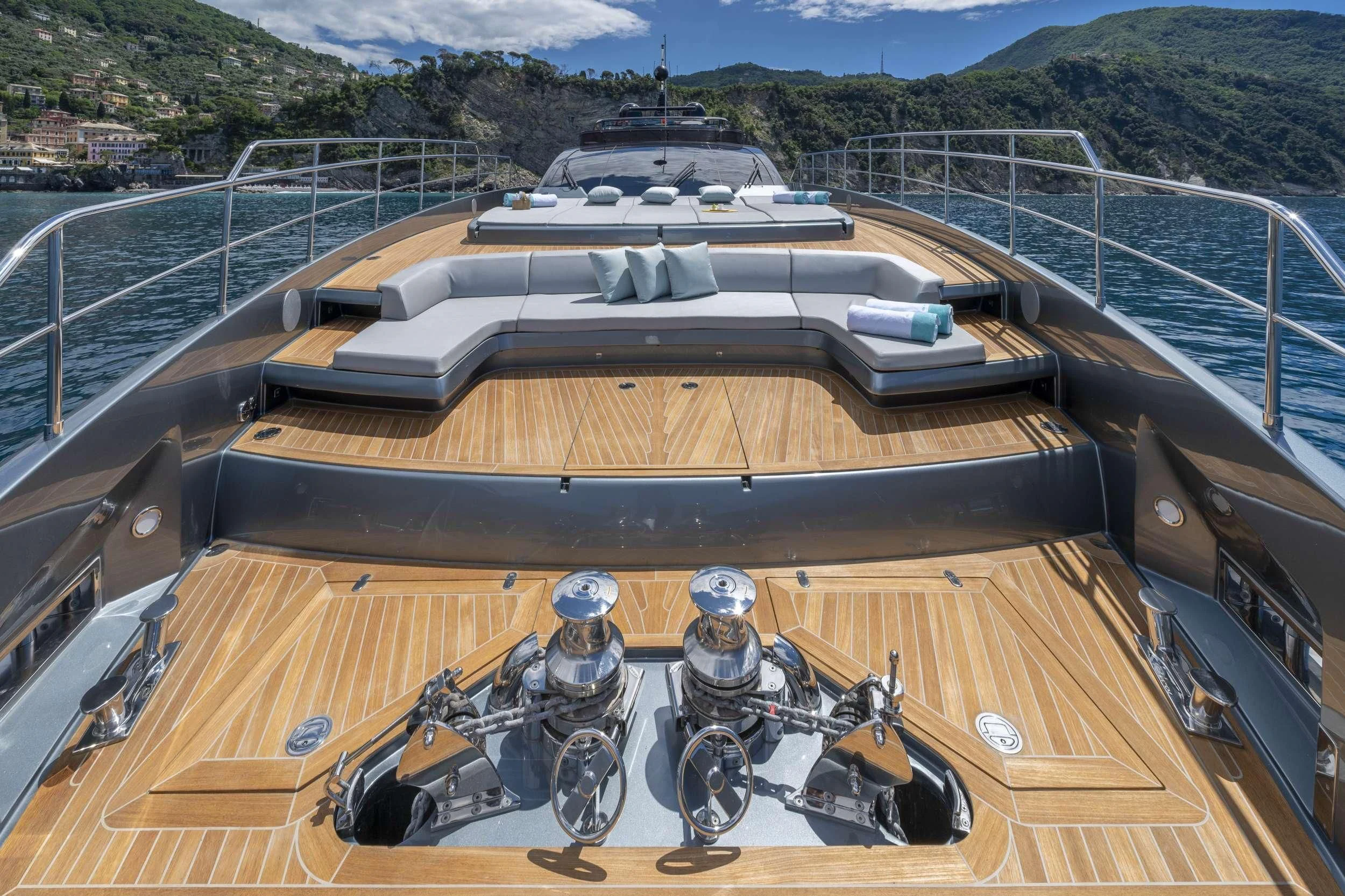 a group of people on a roller coaster aboard HP6 Yacht for Charter
