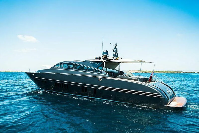 a boat on the water aboard AYA Yacht for Sale