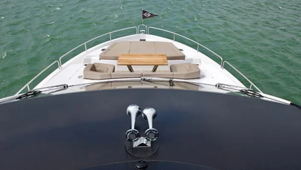a boat with a keychain aboard LADY O Yacht for Sale