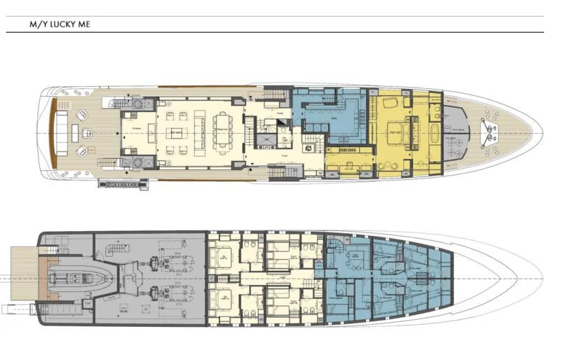 diagram, engineering drawing aboard SIMPLY EIGHT Yacht for Sale