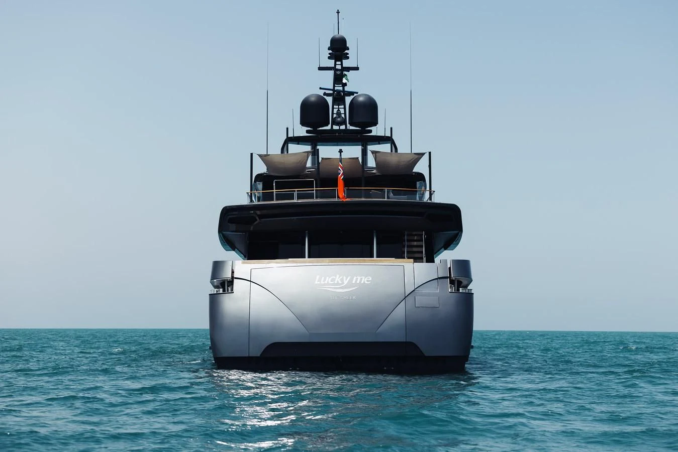 a boat in the water aboard SIMPLY EIGHT Yacht for Sale