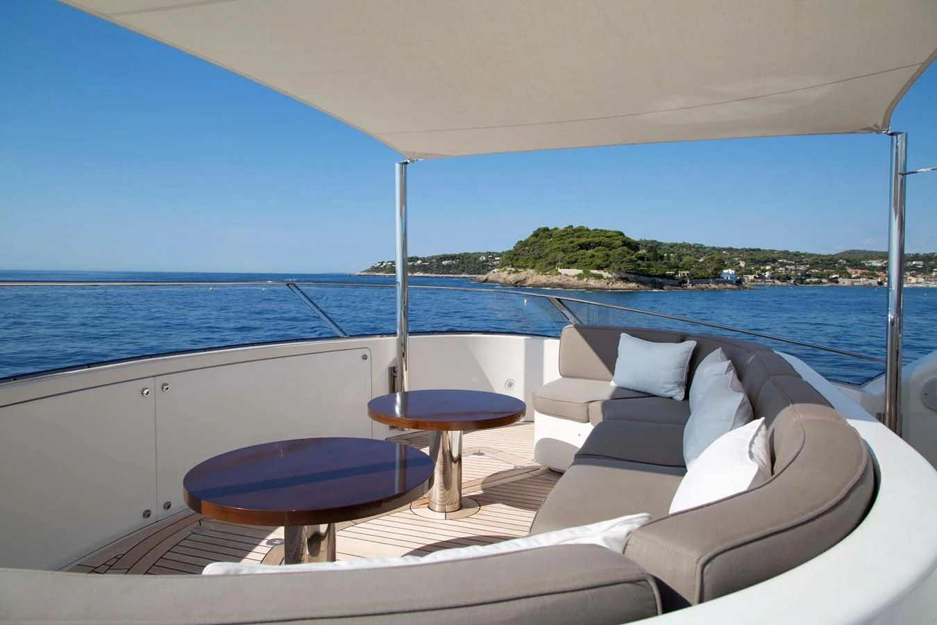 a boat on the water aboard MINA Yacht for Sale