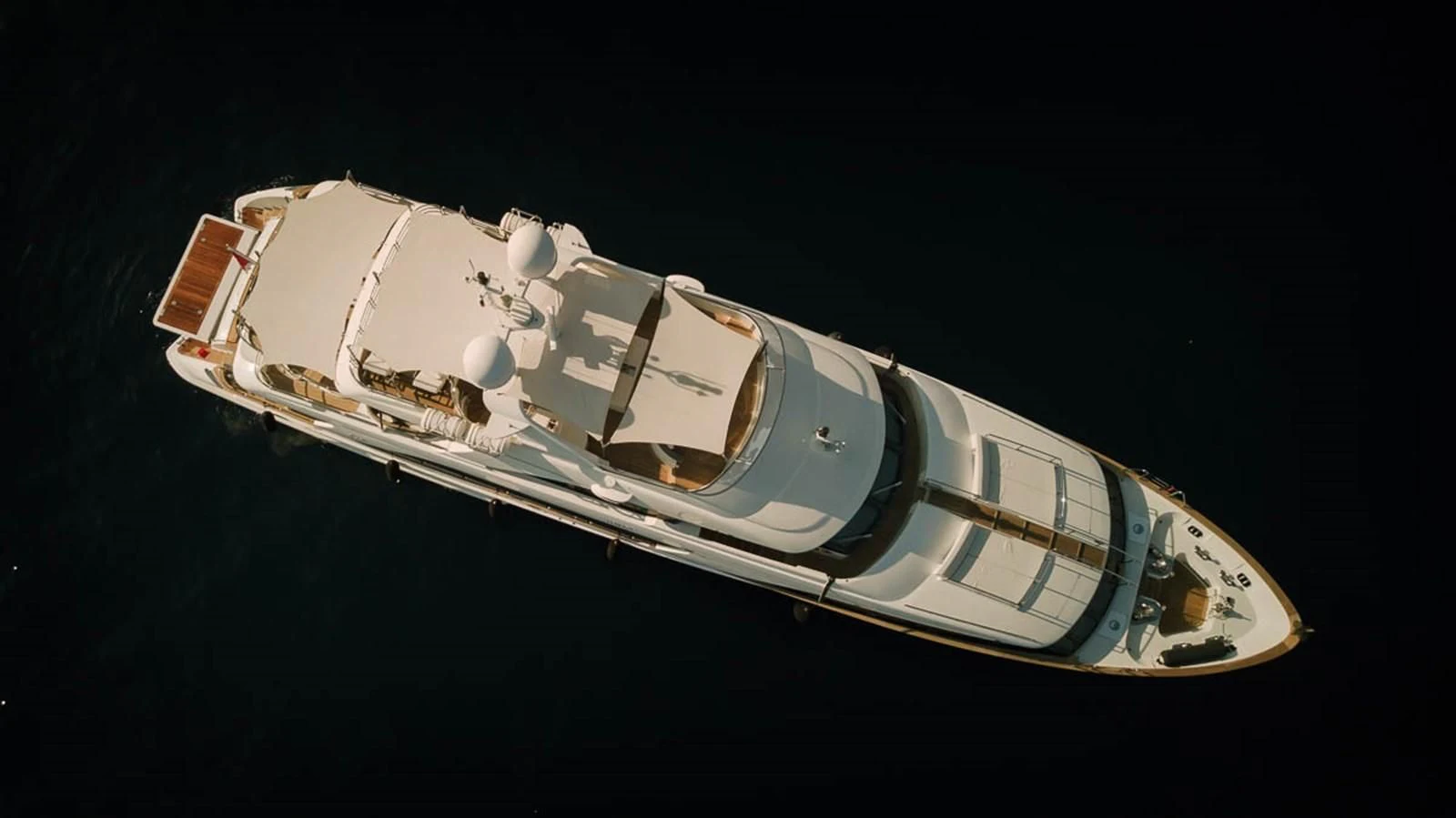 a close-up of a spacecraft aboard MINA Yacht for Sale