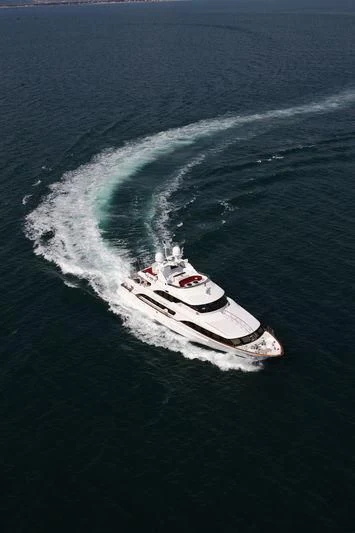 a boat on the water aboard MINA Yacht for Sale