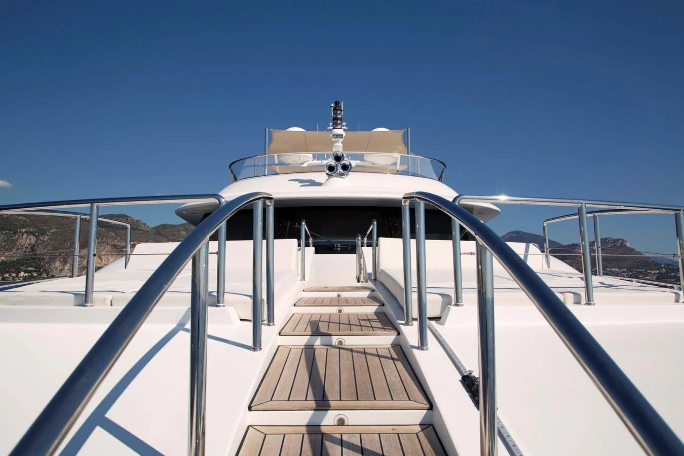 a boat on a body of water aboard MINA Yacht for Sale