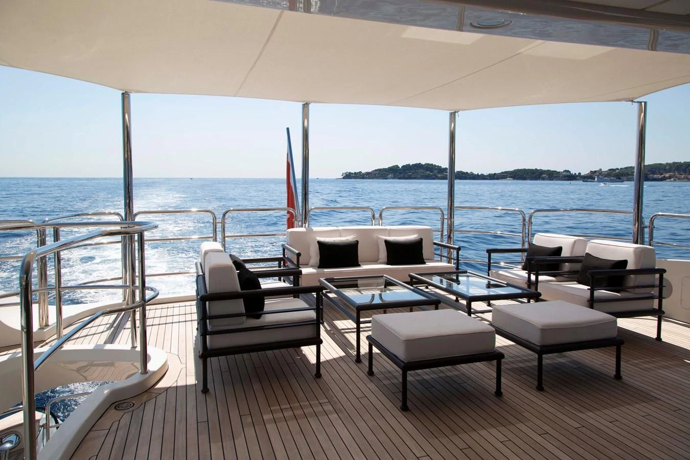 a boat on the water aboard MINA Yacht for Sale