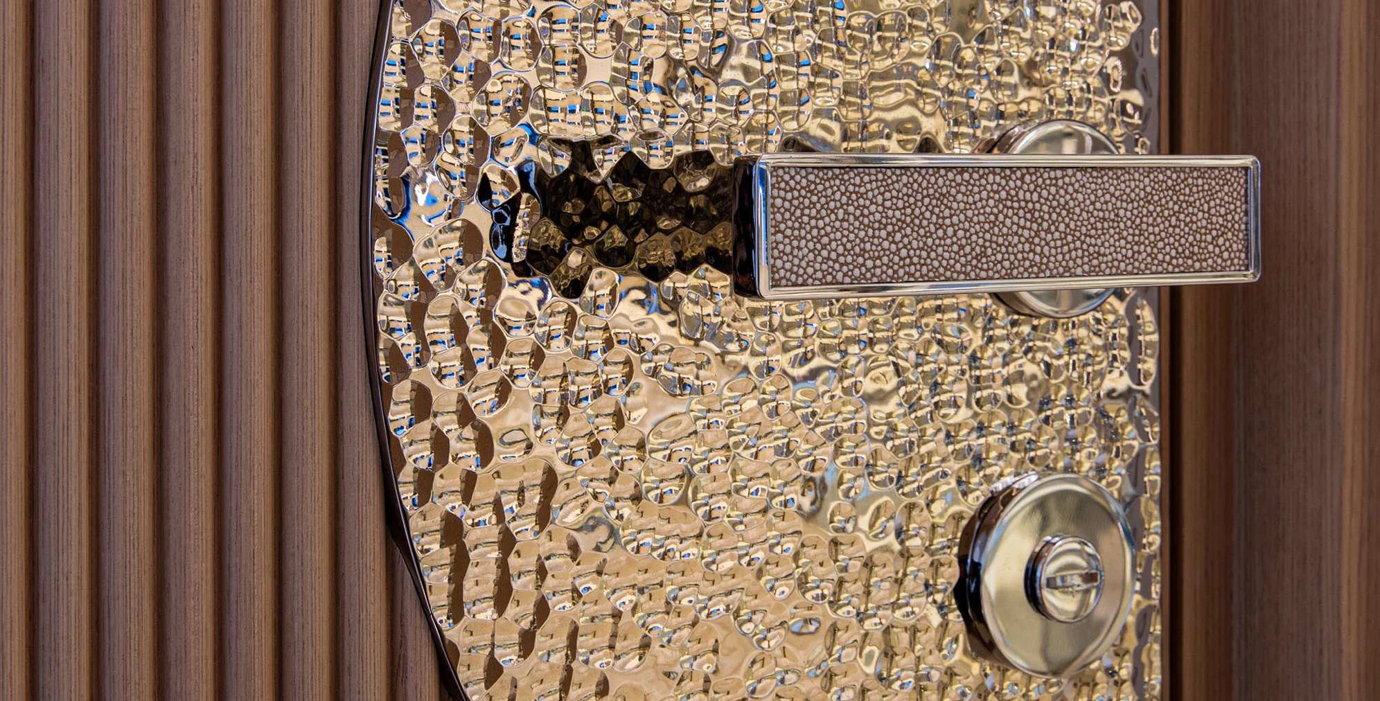 a door with a broken lock aboard OCEANBIRD Yacht for Sale