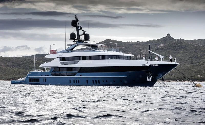 a boat in the water aboard OCEANBIRD Yacht for Sale