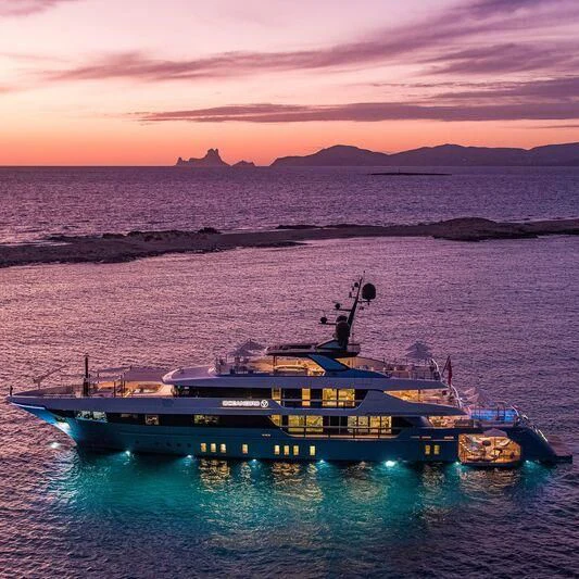 a boat in the water aboard OCEANBIRD Yacht for Sale