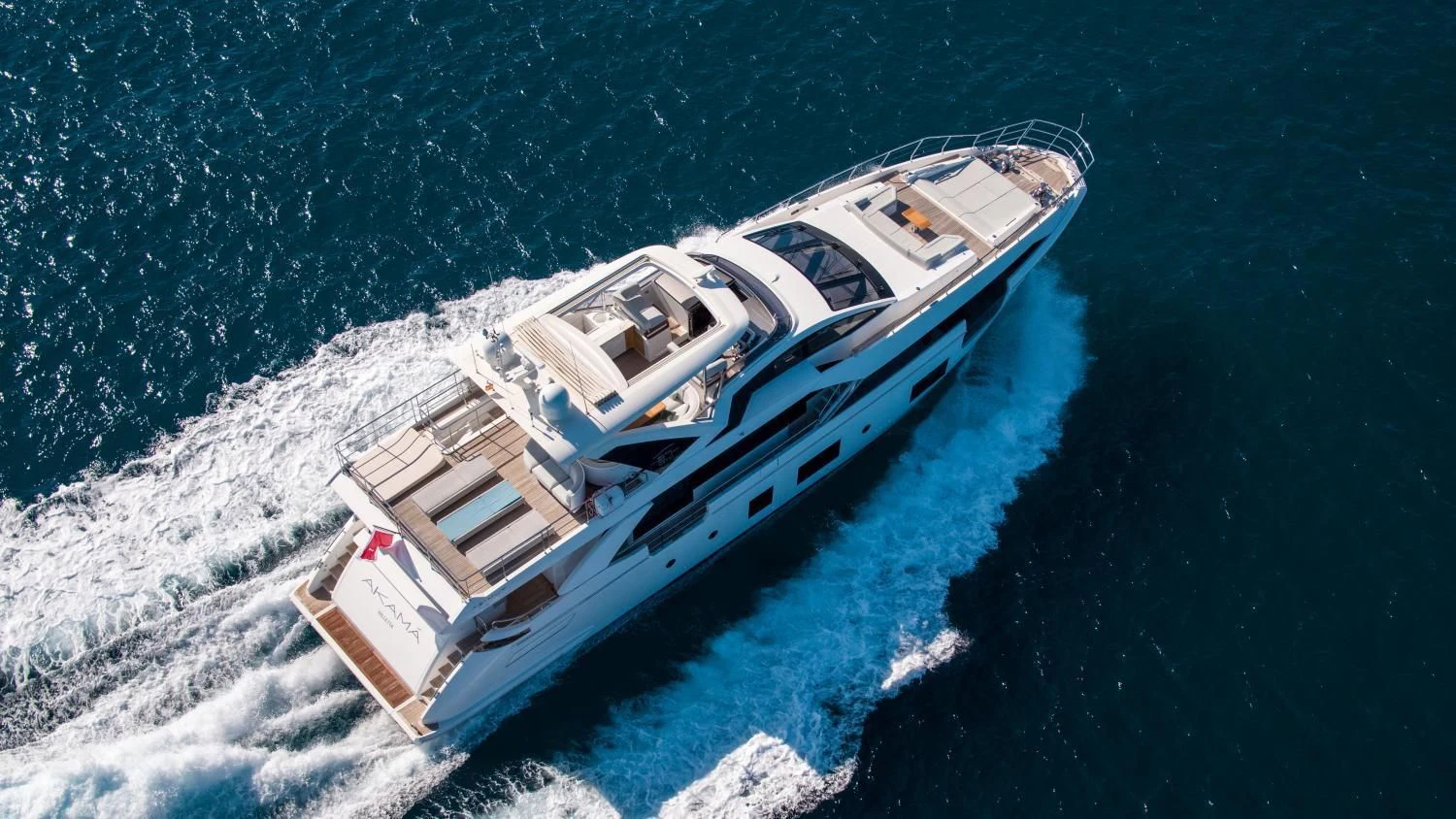 a boat on the water aboard CLOUDY BAY Yacht for Sale