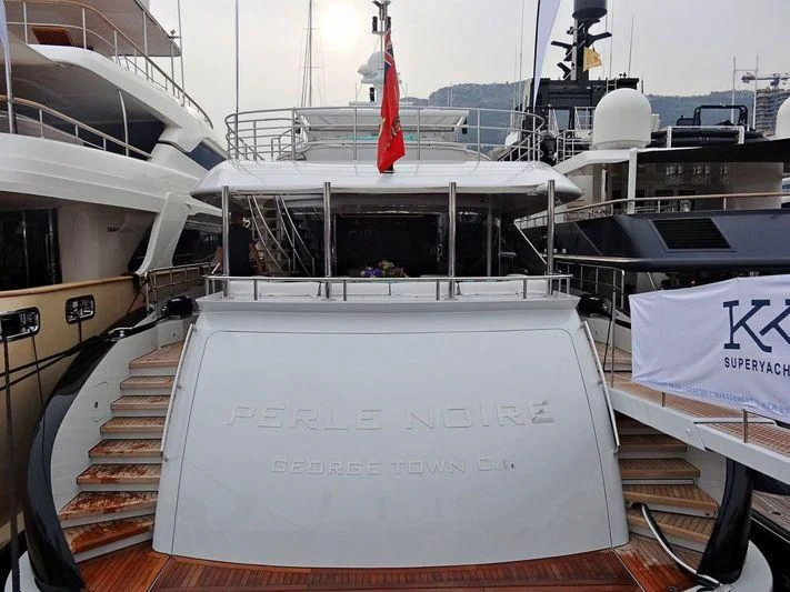 a white rectangular object with a red flag on it aboard AILISH V Yacht for Sale