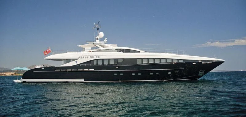 a large ship in the water aboard AILISH V Yacht for Sale