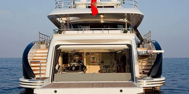 a boat on the water aboard AILISH V Yacht for Sale