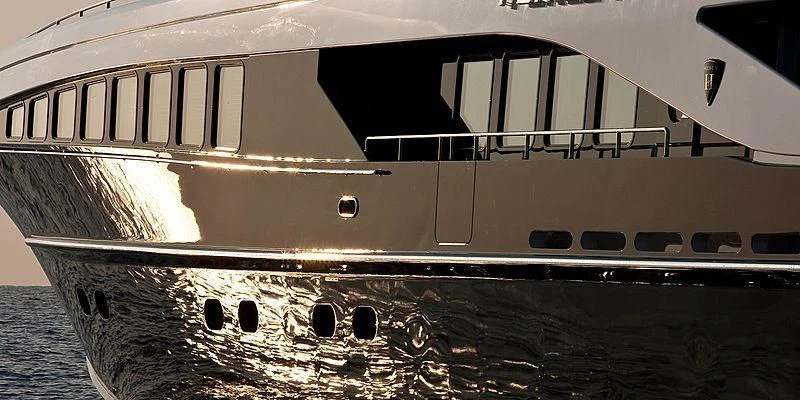 a boat on the water aboard AILISH V Yacht for Sale