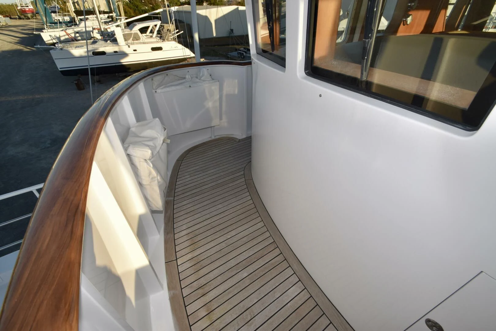 a boat on the water aboard BLUE SEAS Yacht for Sale