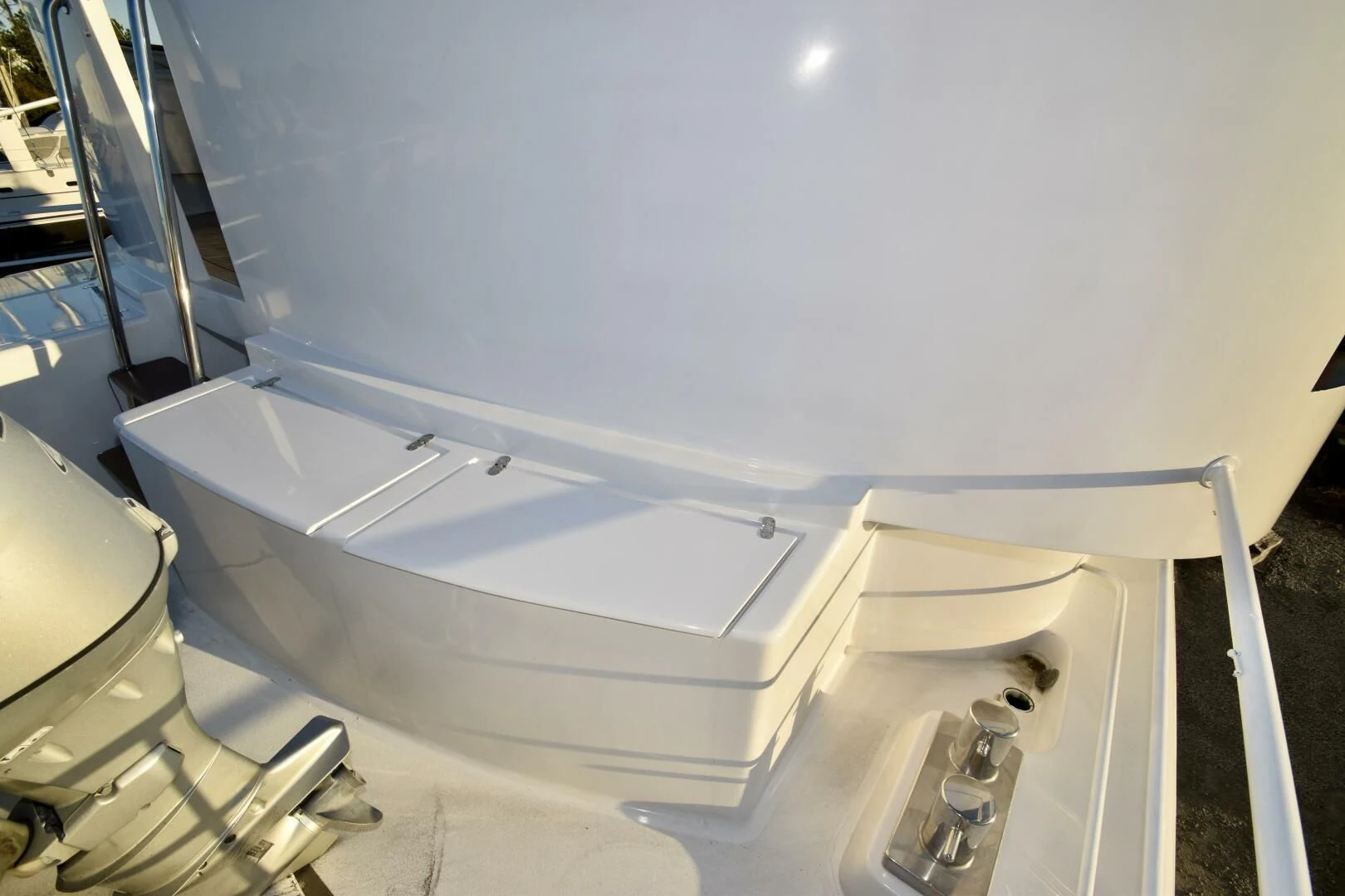 a bathtub with a sink aboard BLUE SEAS Yacht for Sale