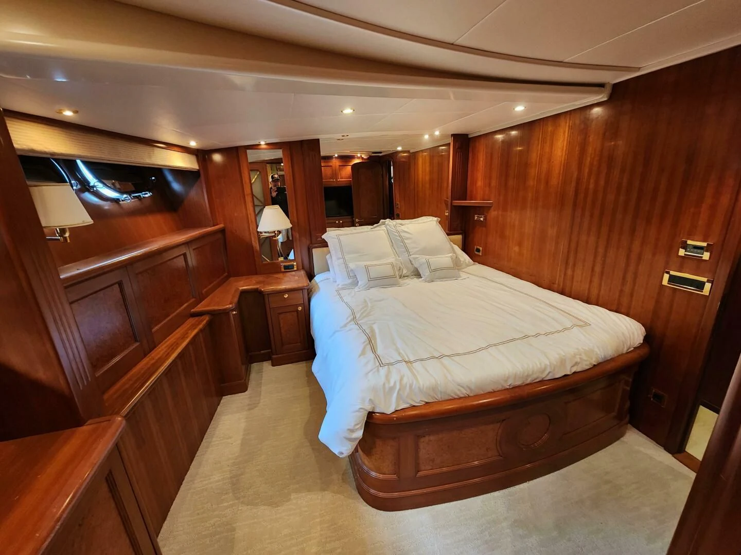 a bed in a cabin aboard BLUE SEAS Yacht for Sale