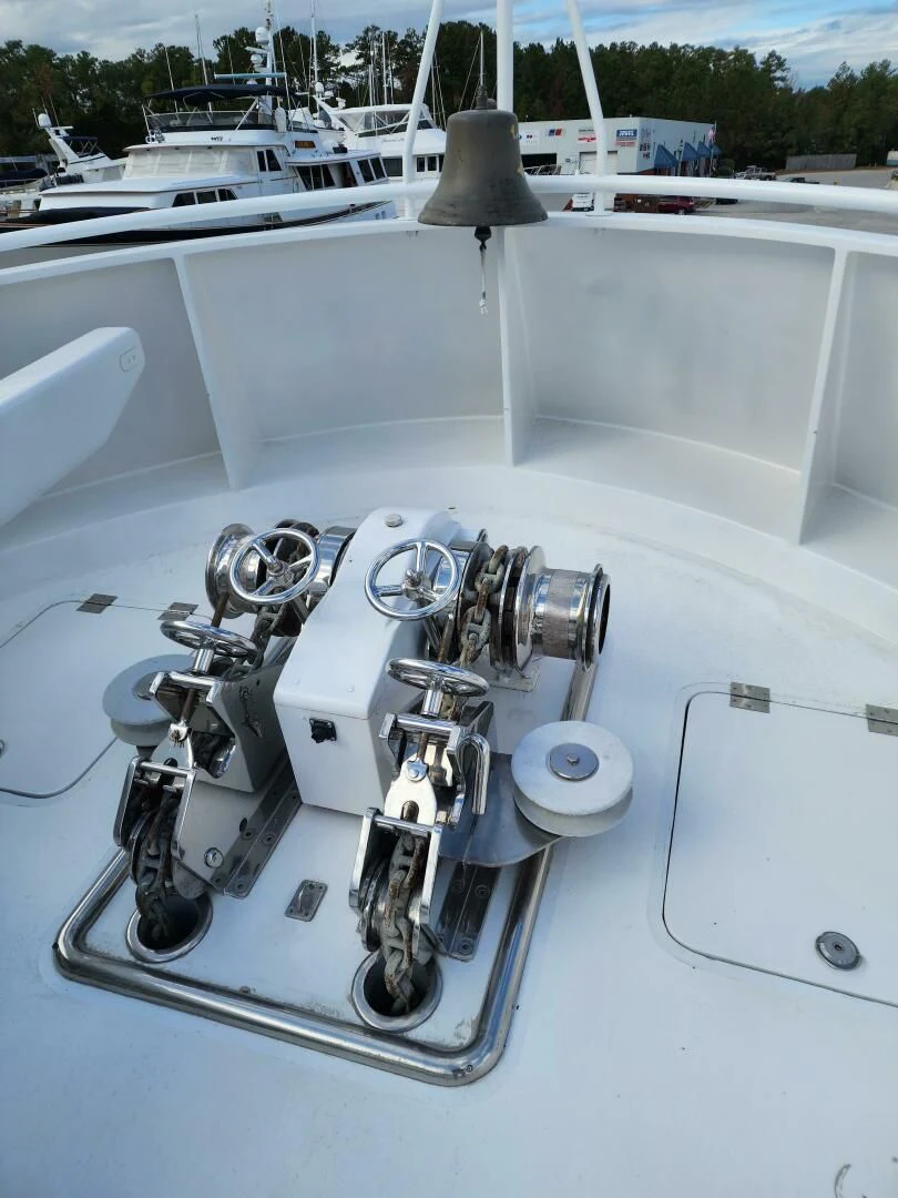 a machine on the counter aboard BLUE SEAS Yacht for Sale